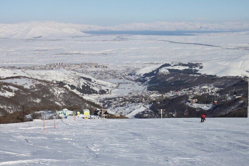 Guided Tour from Yerevan to Tsaghkadzor Ski Resort and Lake Sevan