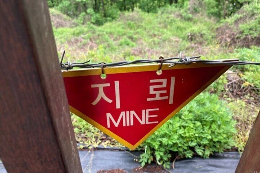 Landmine Warning Sign