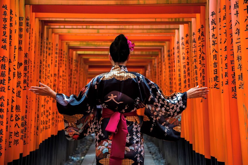 Day-Tour to Fushimi Inara, Nara and Osaka from Kyoto