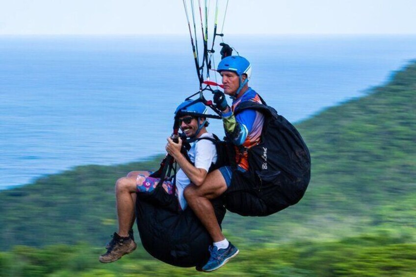 Double flight from Parapente