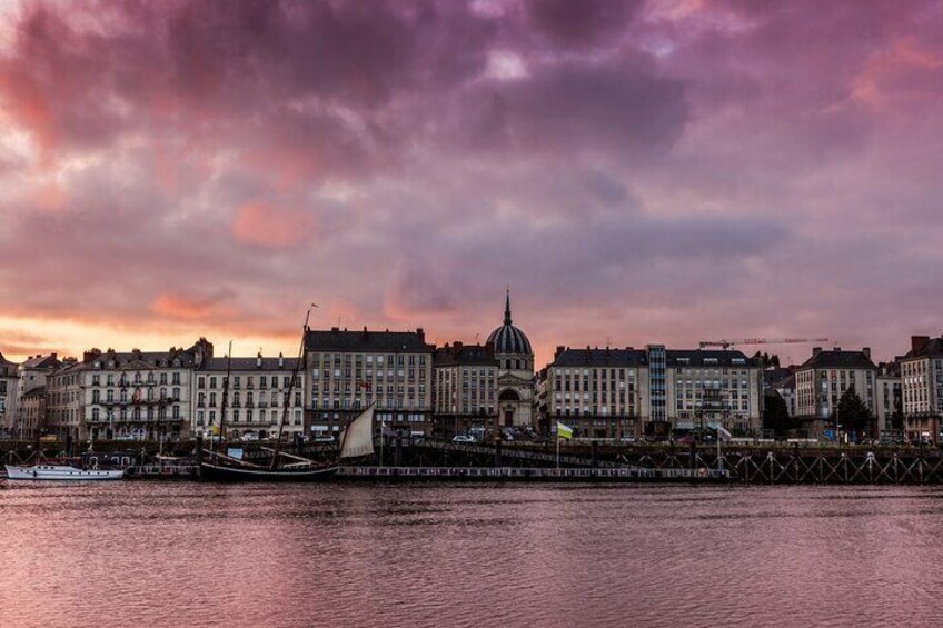 Rally in town in Nantes in December