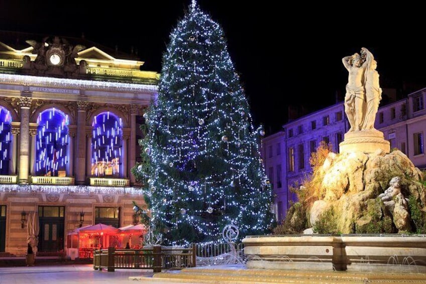 Rally in town in Montpellier in December