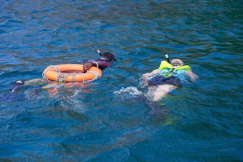 Snorkeling at Pigeon Island