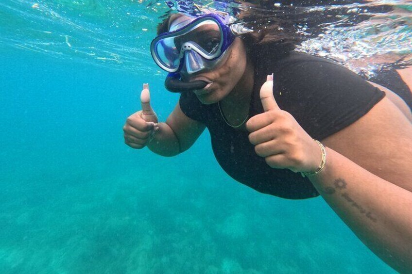 Snorkeling at Pigeon Island