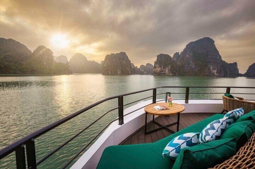 Halong Bay and Lan Ha Bay with The Catamaran 5-Star Luxury Cruise