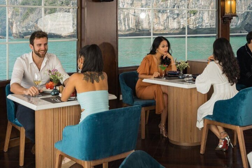 Halong Bay and Lan Ha Bay with The Catamaran 5-Star Luxury Cruise