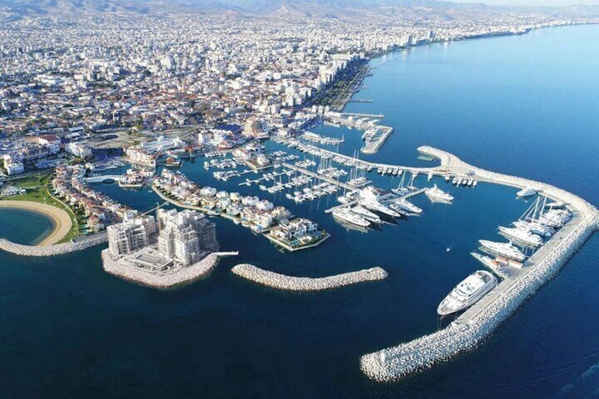 Limassol City, old part and Marina