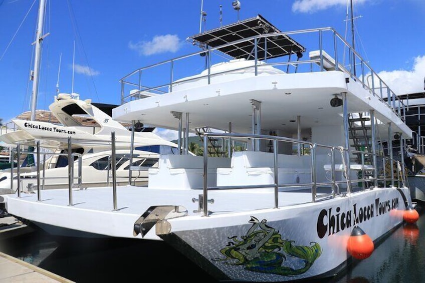 Welcome aboard our newest day Yacht ChicaFun6. Effortless luxury and adventure ideal for groups up to 65 people