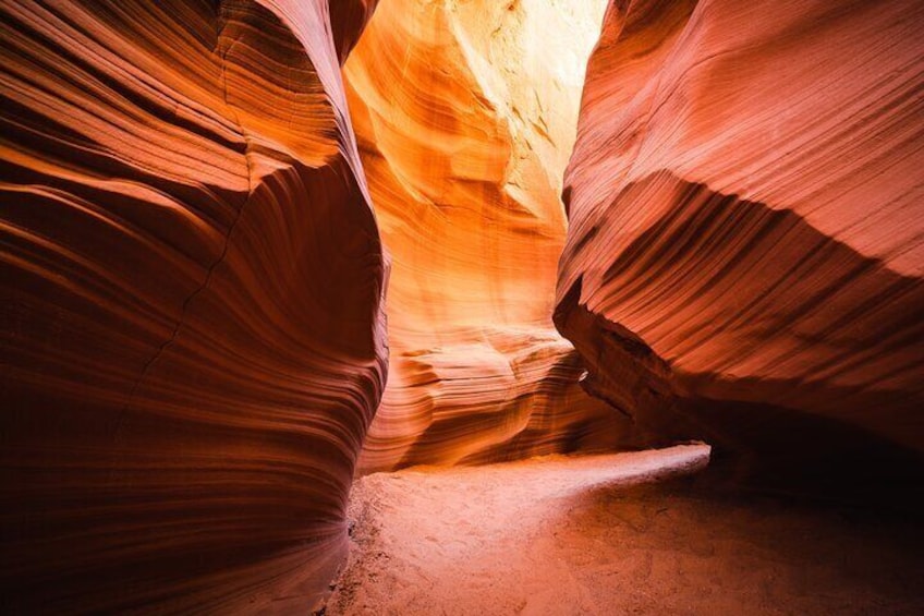 Deep textured wall of Secret Canyon.