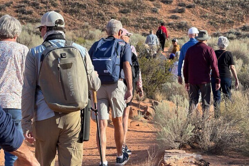 Short nature walk to the canyon.