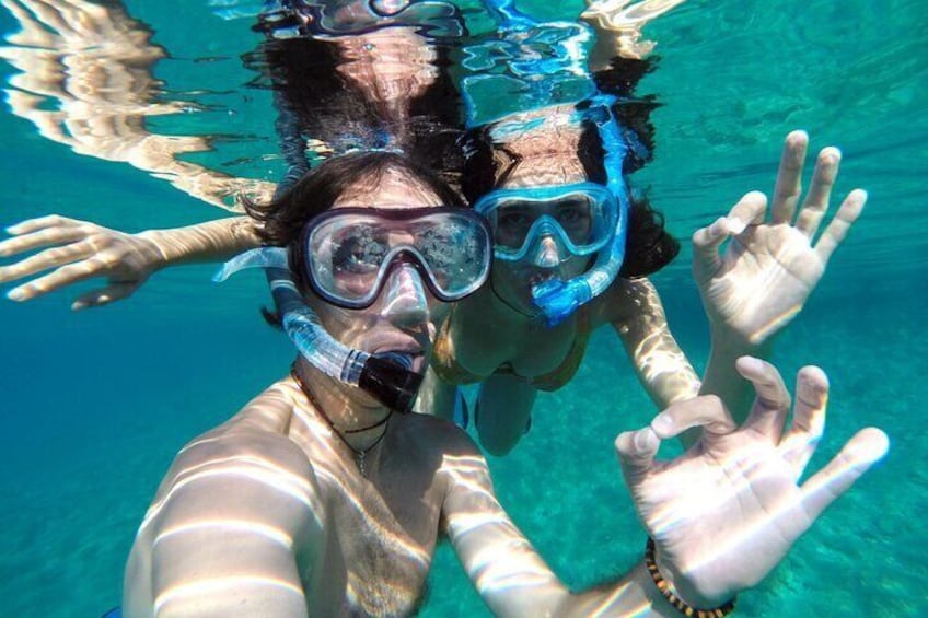 Guests snorkeling 