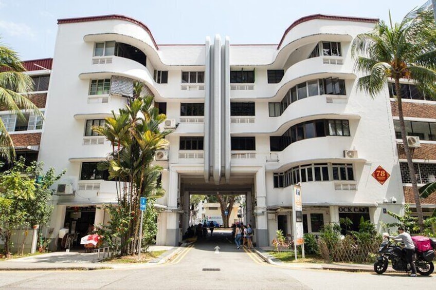 Housing estates built in Art Deco style. 