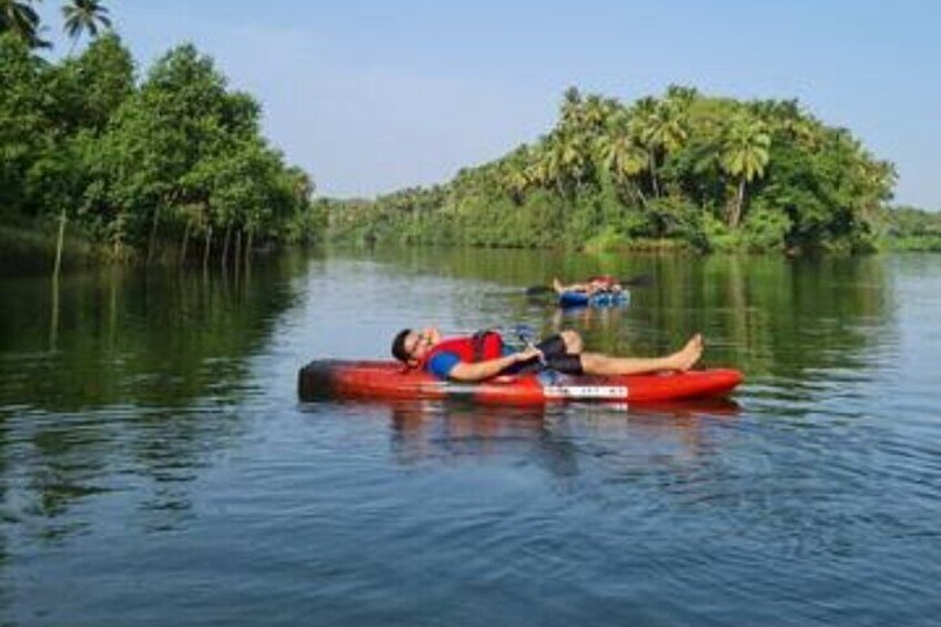 choice of single or double kayaks