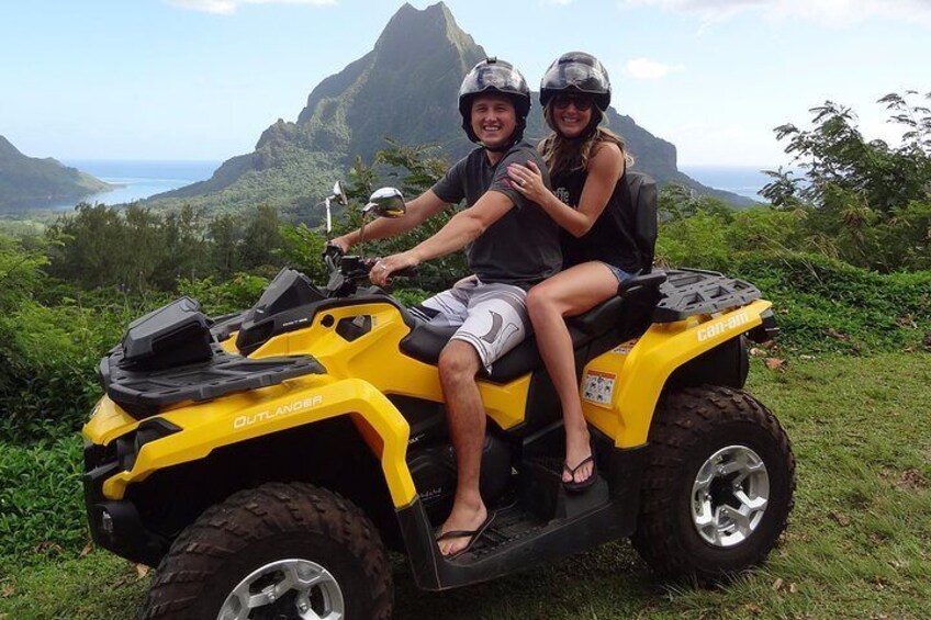 Grand Tour Quad 3h30 Quad excursion in Moorea (single or two-seater)