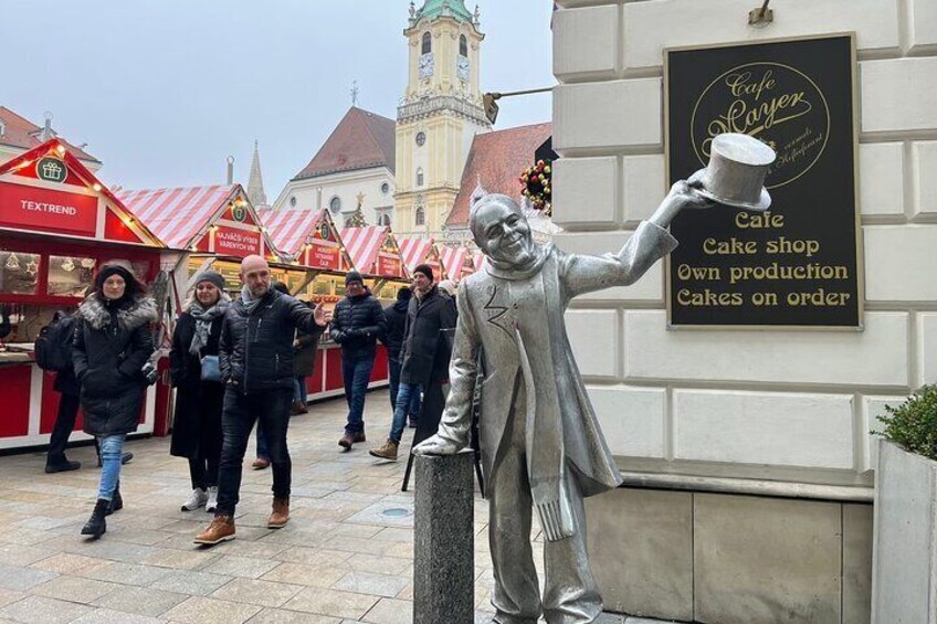 Bratislava Christmas Market 3 Hours Walking Tour with a Guide