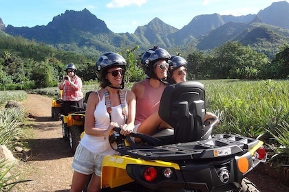 Small Quad Tour 2h30 Quad excursion in Moorea (single or two-seater)