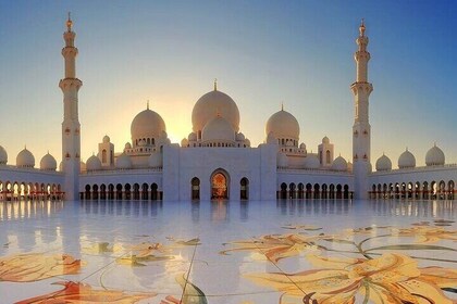 Sheikh Zayed Grand Mosque Abu-Dhabi Tour afhentning fra Dubai 