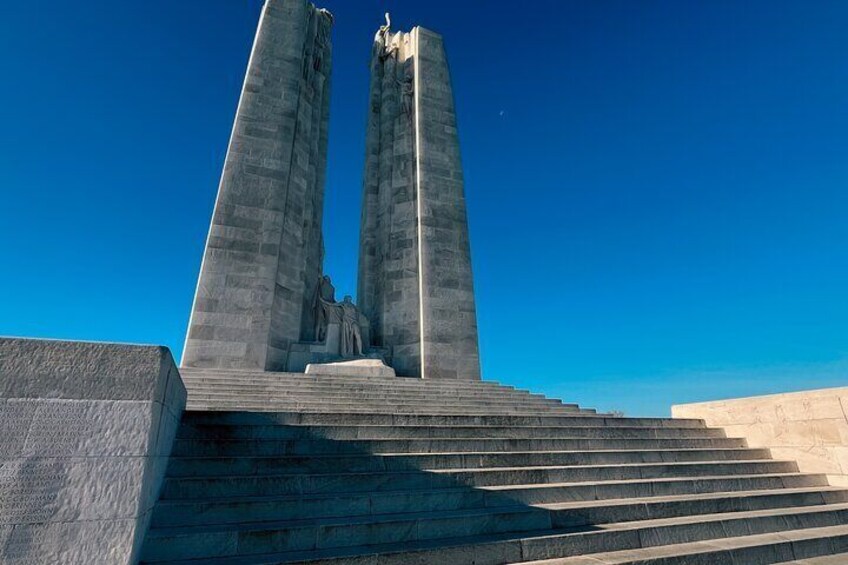 From Paris : Vimy Ridge - WW1 Canadian Battlefields Private Tour