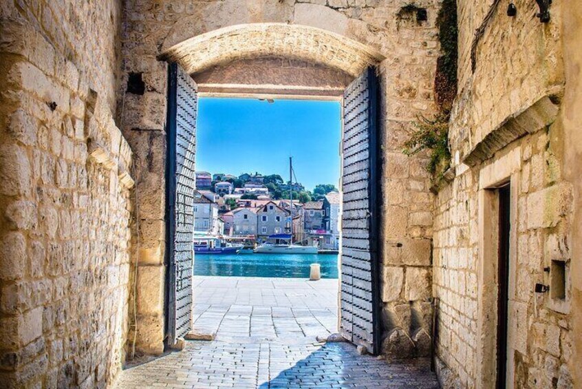 Split and Trogir from Cruise Ship in Split