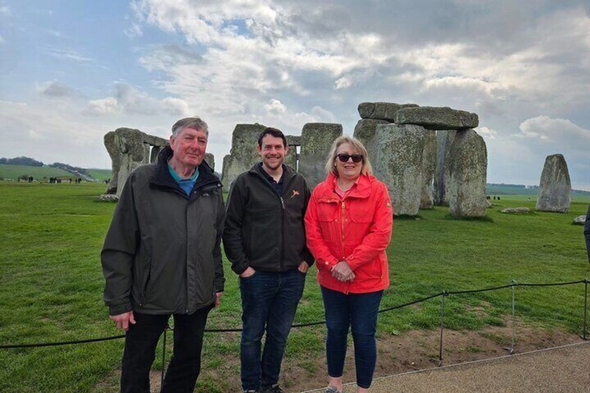 Our guides at Stonehenge