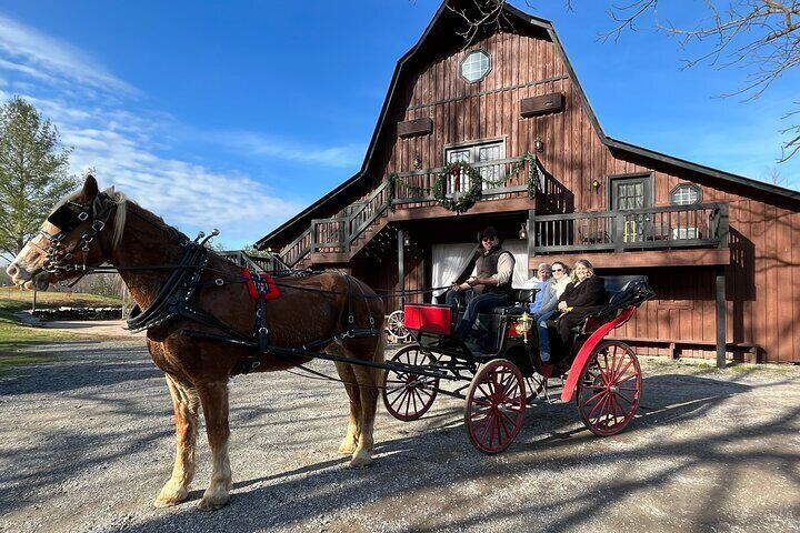 Cozy Farm Experience with Wagon Wheels and Acoustic Meal