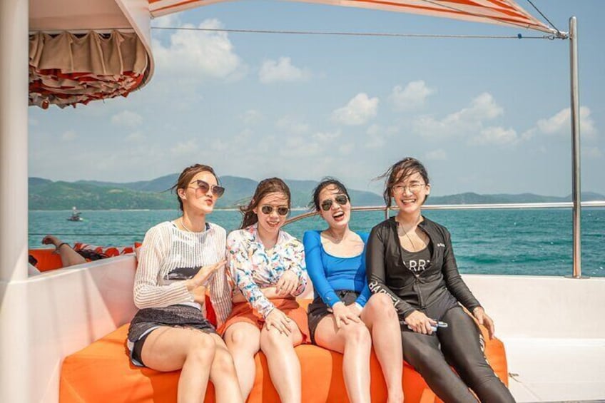 Sunset Party with Island Hopping by Catamaran from Pattaya