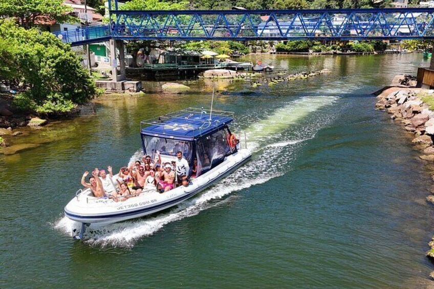 Exit from Barra da Lagoa Canal.