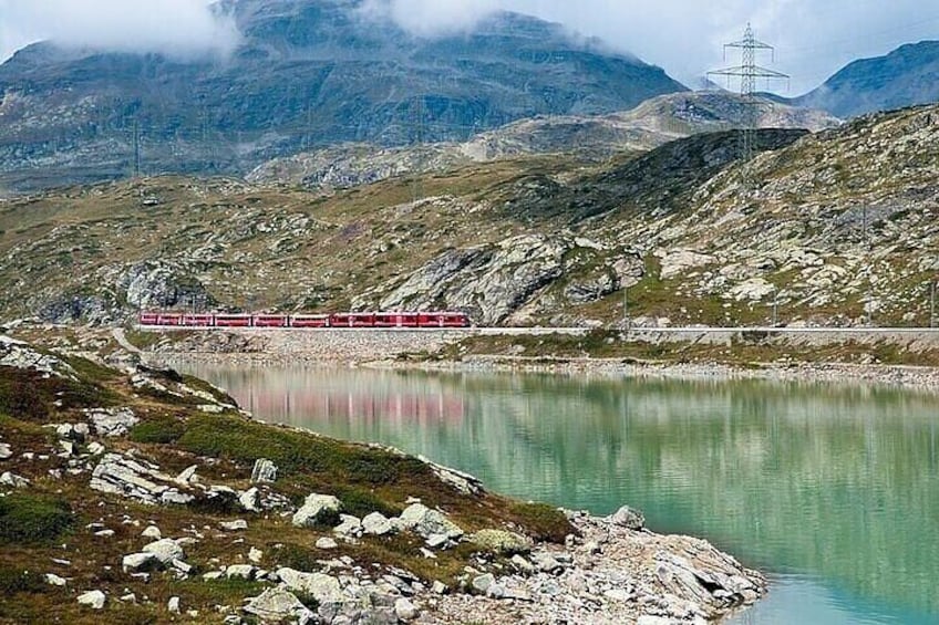 Full Day Tour in Bernina Express and St Moritz from Milan