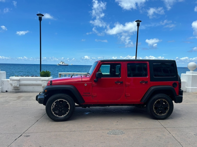 Shore Excursion: Jeep Ride, Mayan Ruins & Beach Club