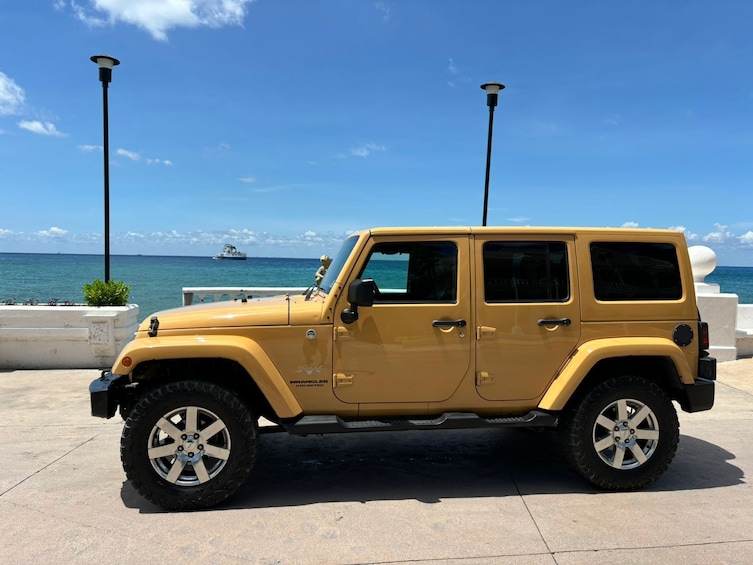 Shore Excursion: Jeep Ride, Mayan Ruins & Beach Club