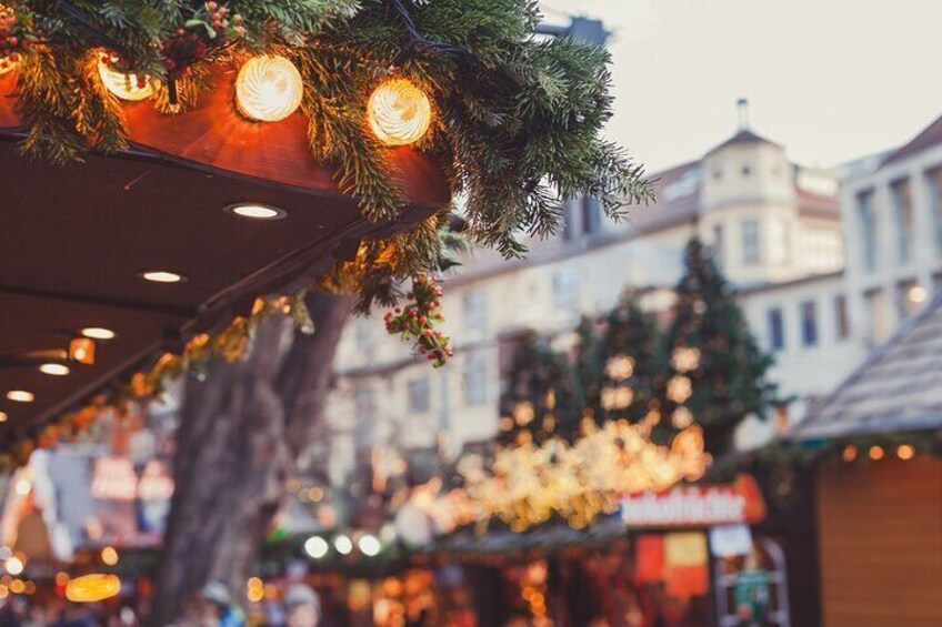 Rally in town in Tours in December