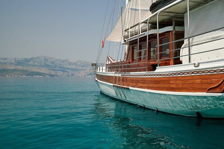 Full Day Private Yacht Tour to Brac Island Hvar or Solta Option