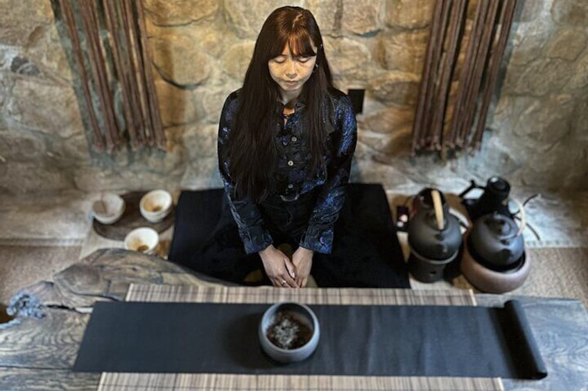 Tea Ceremony at Dryshtea House in Montecito