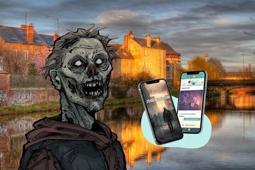 Discover Rennes while escaping the zombies! Escape room