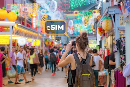 シンガポールeSIMモバイルデータプランでローミングインターネット