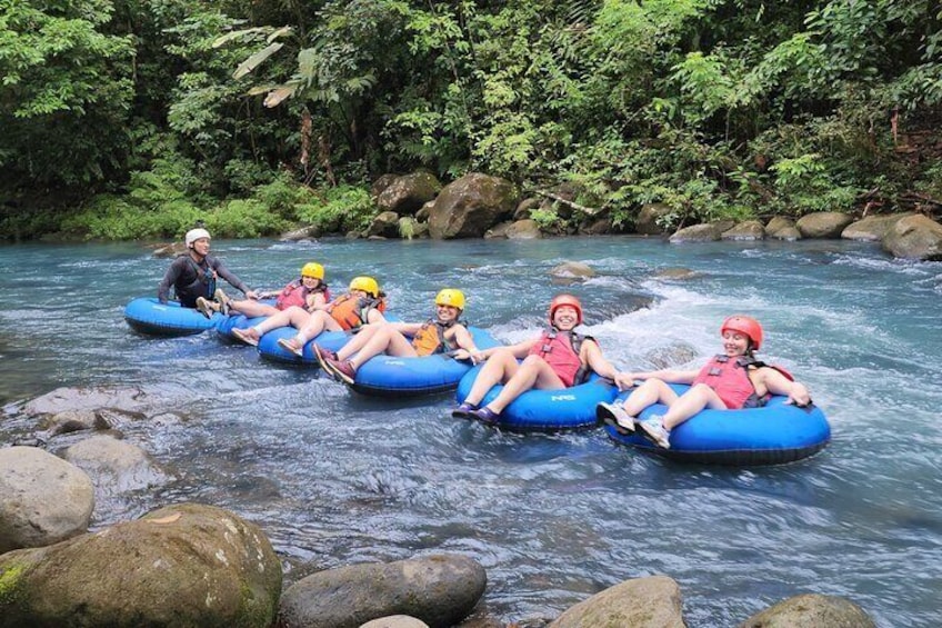 Tubing along the Celeste River