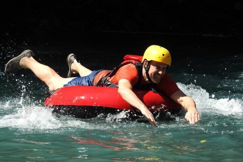 Tubing along the Celeste River