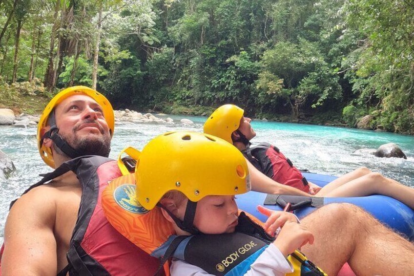 Tubing along the Celeste River