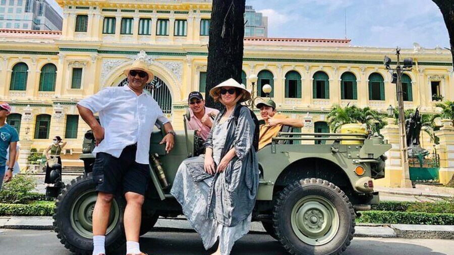 Former American Army Jeep Tour Saigon Half Day