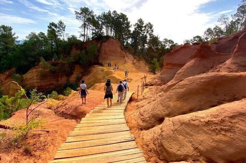 Path of ochres 
Roussillon 