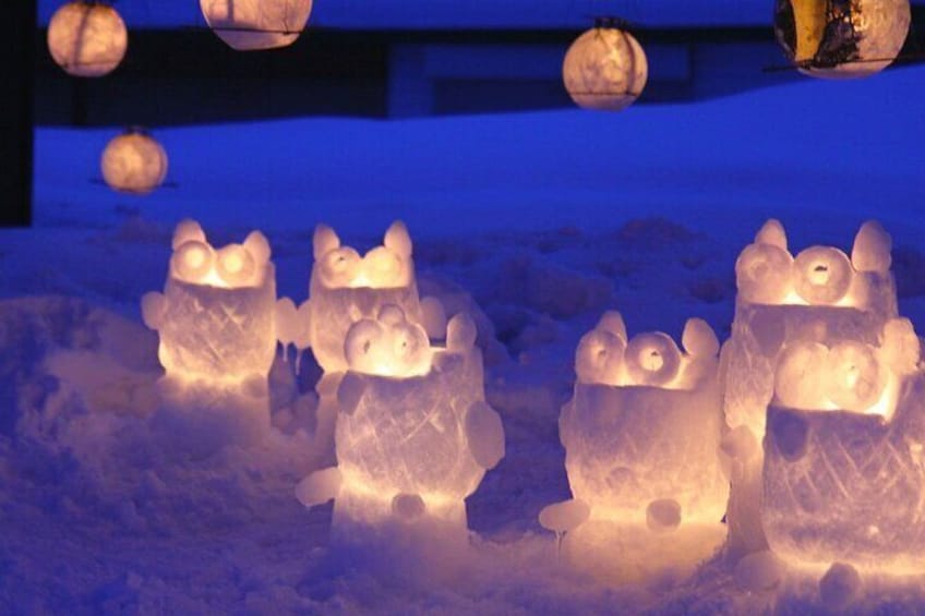  Otaru Snow Lantern Road-1