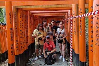 Full day Kyoto Walk in Fushimi, Arashiyama, Monkey, and Kinkakuji