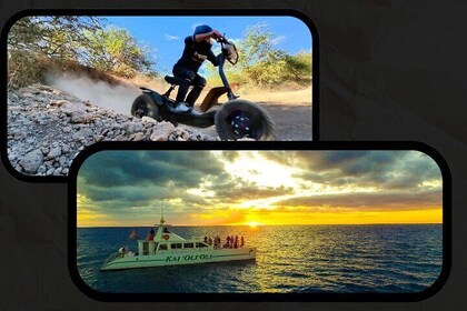Experiencia de crucero en todoterreno y puesta de sol