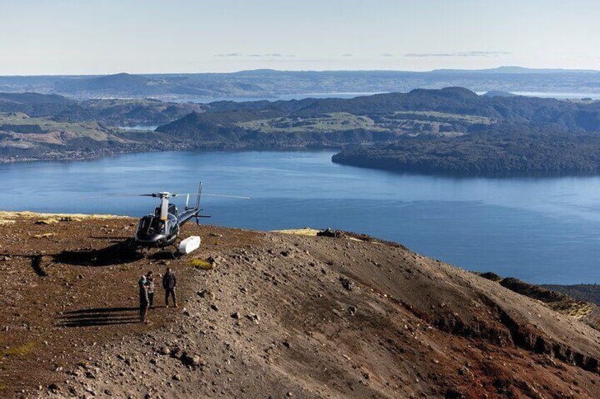 Volcanic Helicopter Tour in White Island and Mount Tarawera