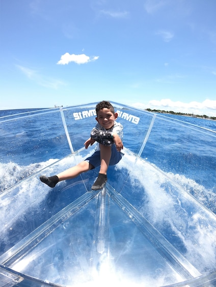 Shore Excursion: Clear Boat Ride, Drinks & Snorkel