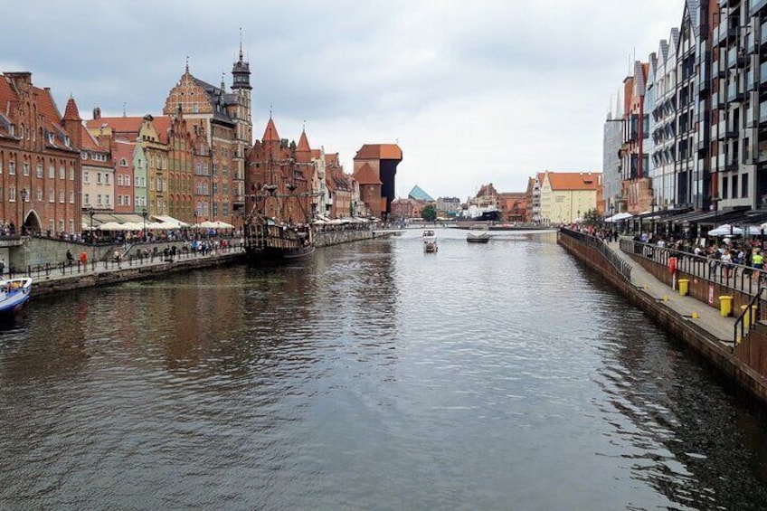 view to the North from the Green Bridge