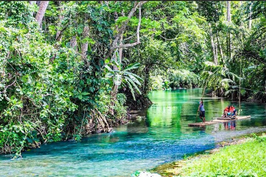 Explore Martha Brae River Bamboo River Rafting from Montego Bay