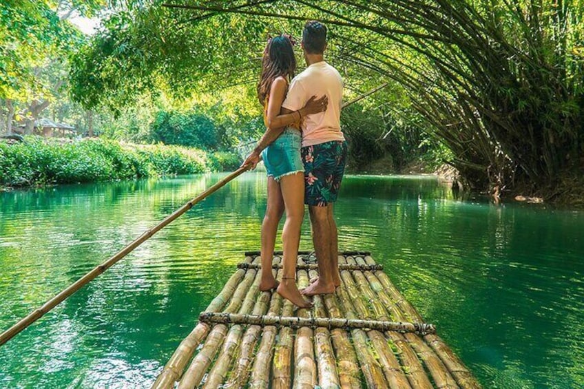Explore Martha Brae River Bamboo River Rafting from Montego Bay