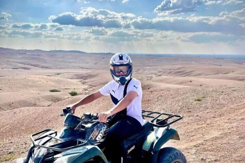 Quad Biking ATV Experience in Agafay Desert with Berber Tea
