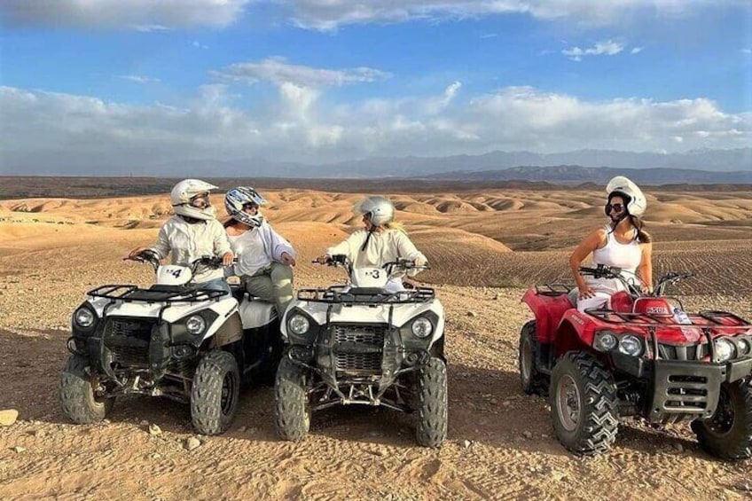Quad Biking ATV Experience in Agafay Desert with Berber Tea